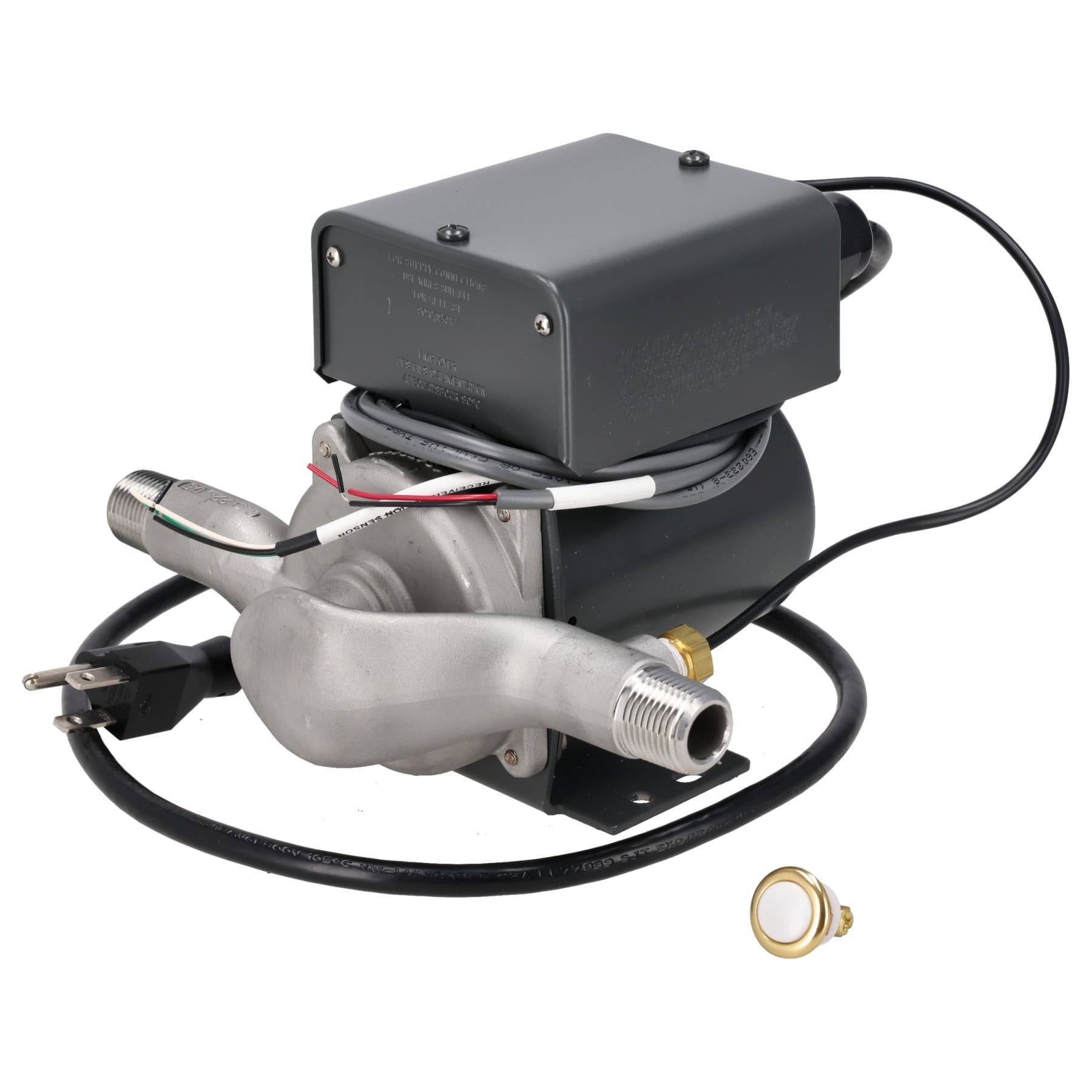 Rheem Tankless pump kit
Includes: 008-CT Taco Genie
wired push button, piping diag
* Mounts next to water heater